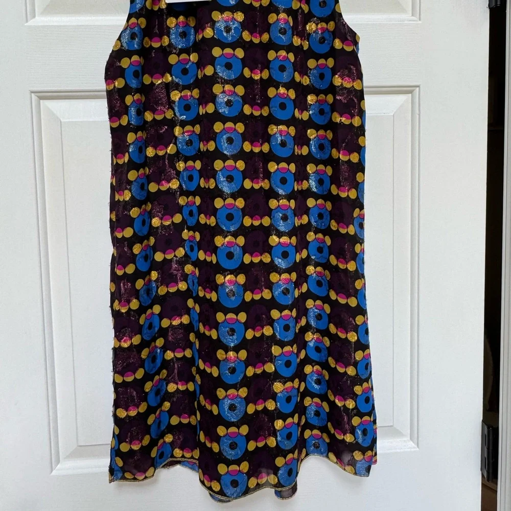 Anna Sui Colorful Patterned Mini Dress. 20th anniversary target collab - Picture 7 of 12